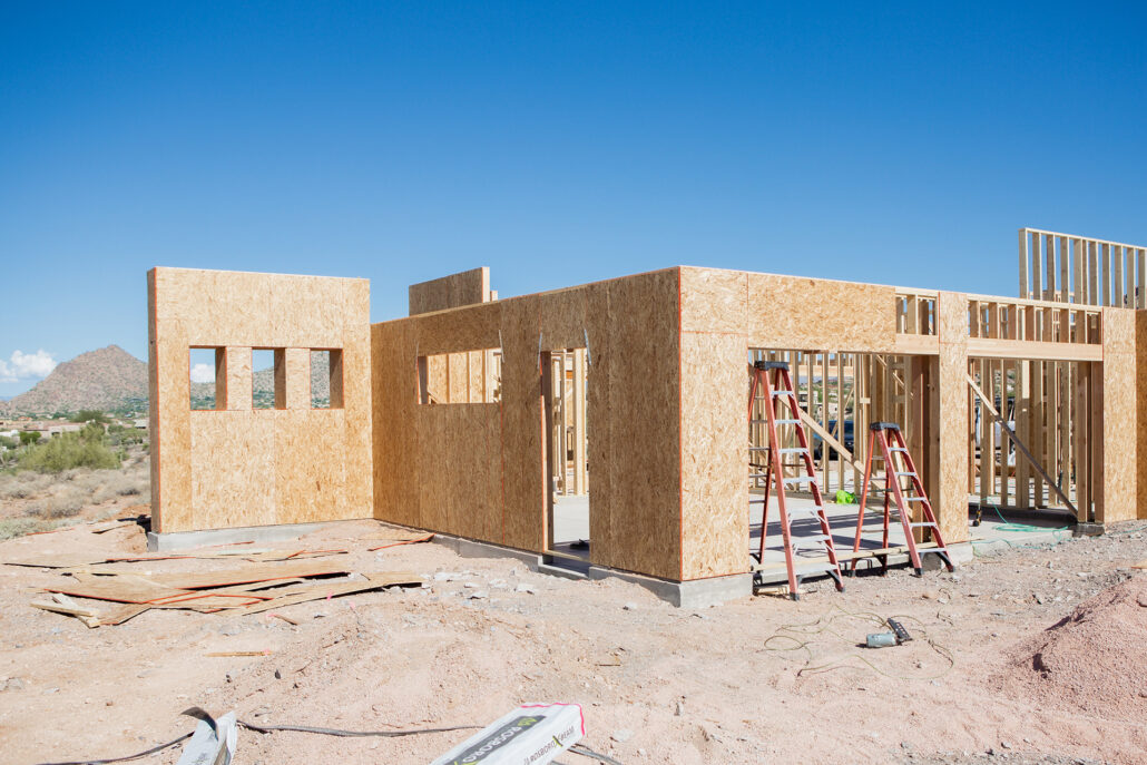 Desert Dreams Custom Home Build Scottsdale AZ Framing